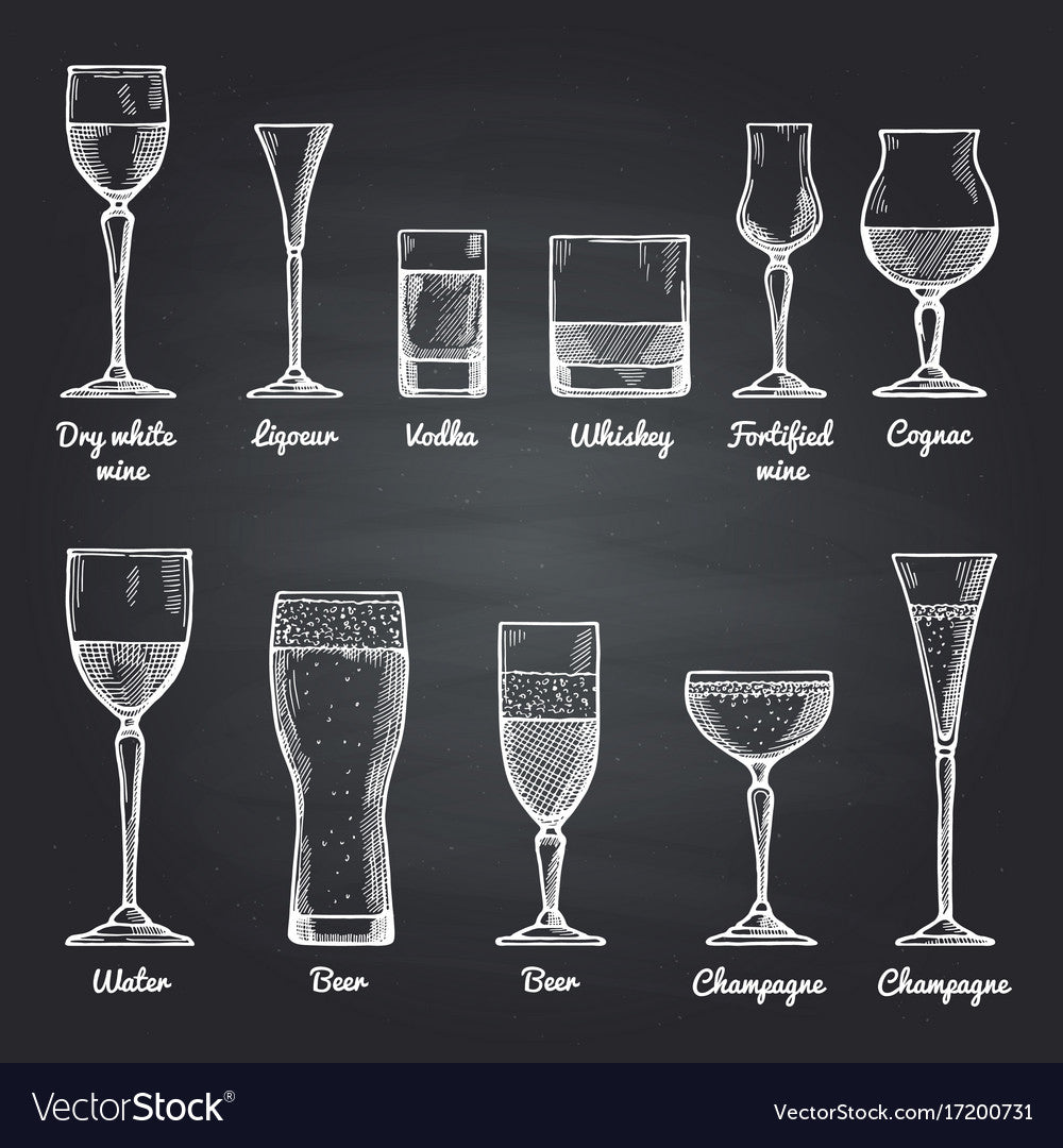 Wine Glasses/ Shot Glasses/ Decanter