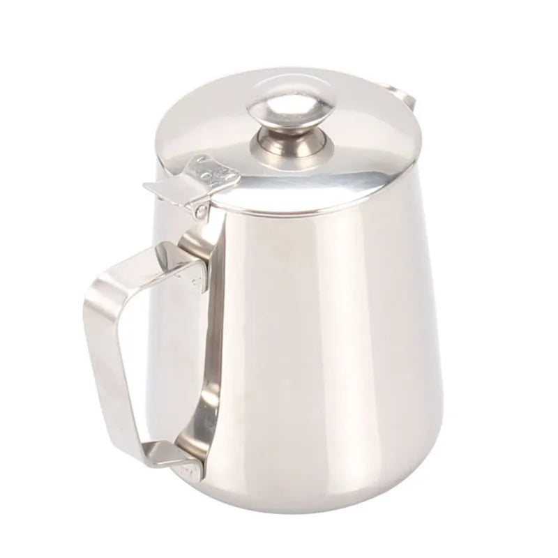 2L Stainless Steel Espresso Frother,Large Capacity Coffee Pot