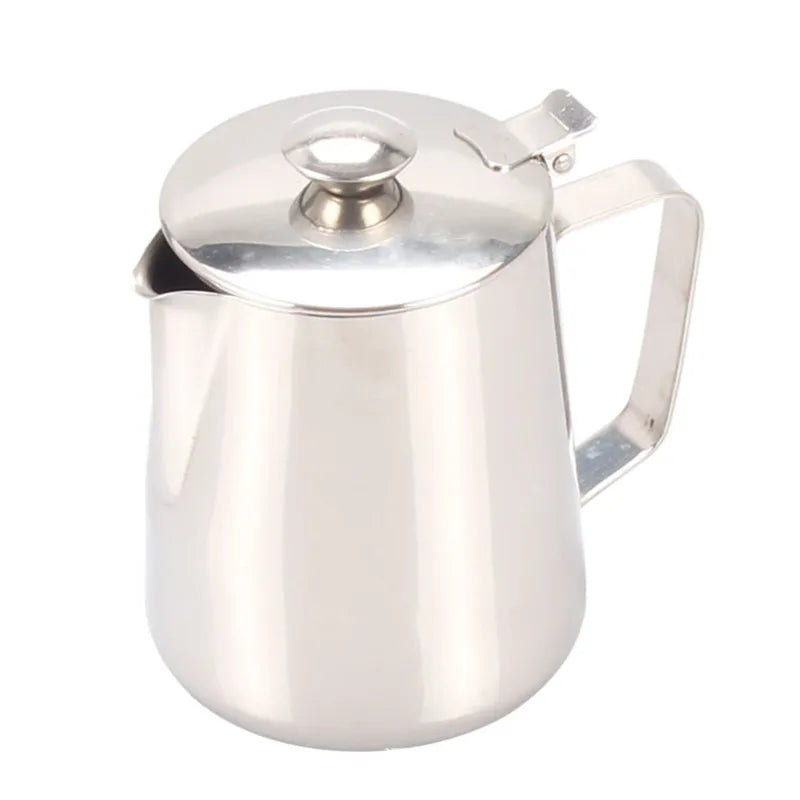 2L Stainless Steel Pull Flower Espresso Frothers Frothing Garland Cup Latte Jug Craft Milk Mug Coffee Cappuccino Cooking Tools