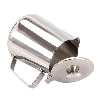 2L Stainless Steel Pull Flower Espresso Frothers Frothing Garland Cup Latte Jug Craft Milk Mug Coffee Cappuccino Cooking Tools