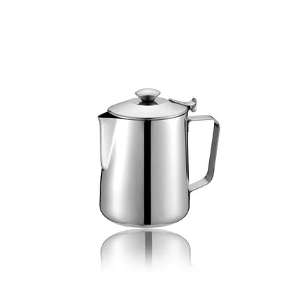 2L Stainless Steel Espresso Frother,Large Capacity Coffee Pot