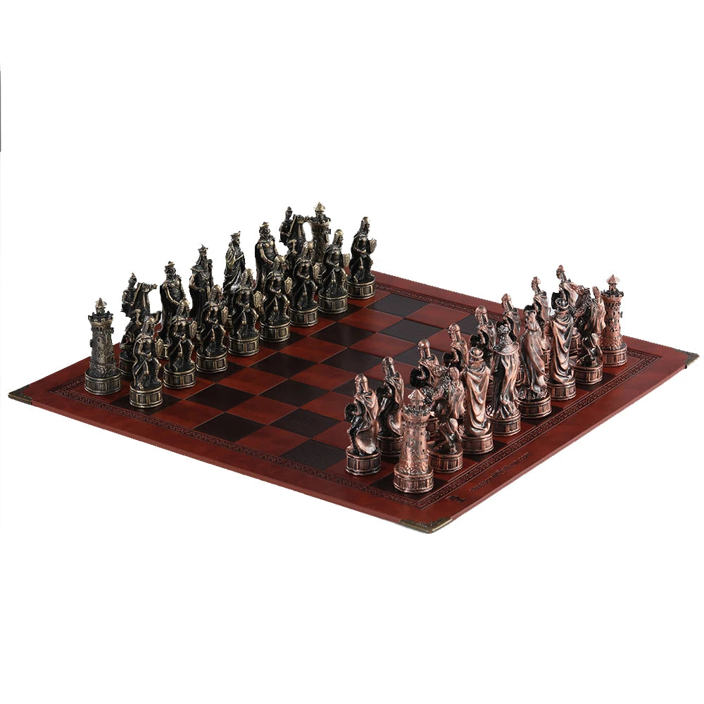 Metal Theme Chess 32pcs, Luxury Knight