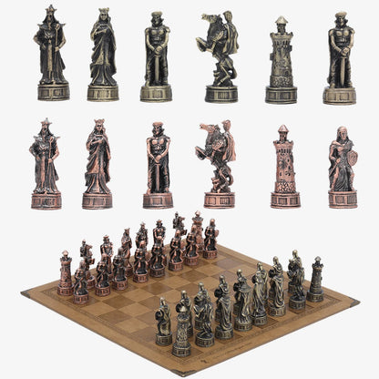 Metal Theme Chess 32pcs, Luxury Knight