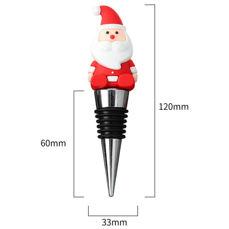 1/2PCS HotChristmas Series Wine Stopper