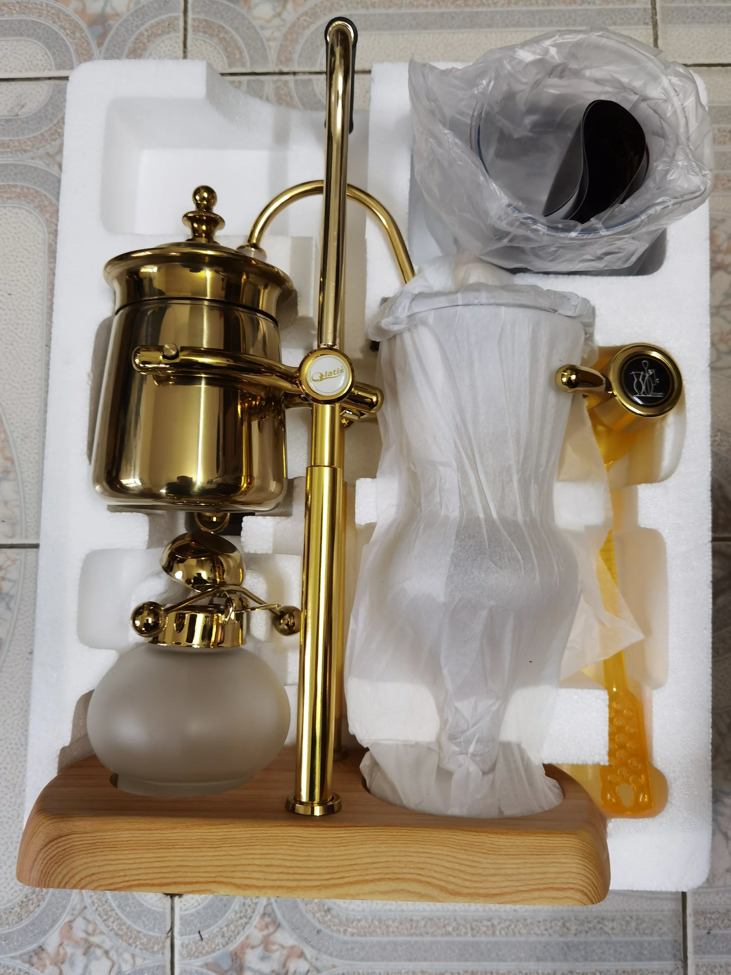 Belgian Coffeemaker. Fun Science with your morning coffee, or it display it as a conversation piece.