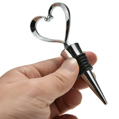 Heart Shaped  Champagne Win Bottle Stopper