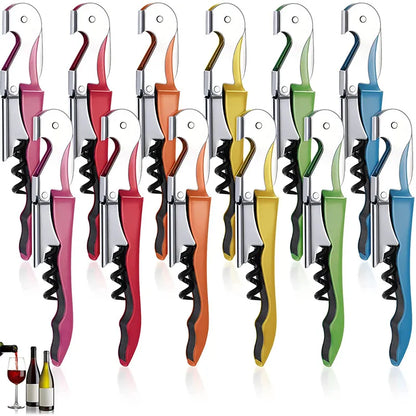 Waiter Corkscrew Wine Openers, Multi-Functional 2 In 1 Bottle Openers, Stainless Steel Wine Key