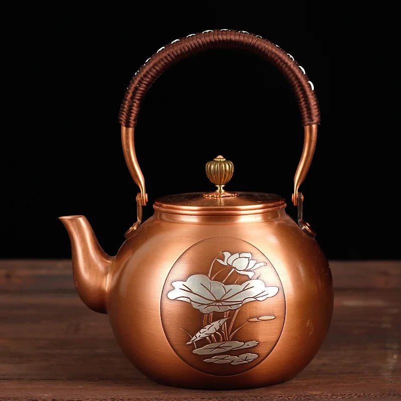 Handmade Tea Kettle, Vintage Copper Pot