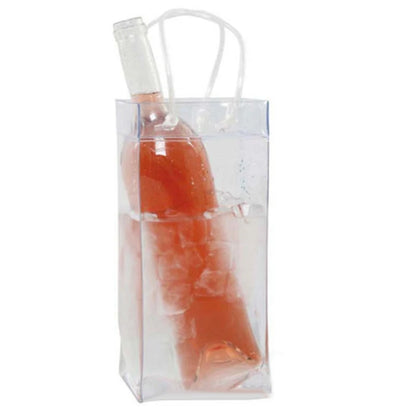 1pc Transparent Ice Bag- Wine, Beer, Champagne