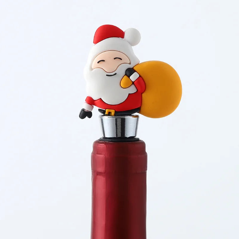 1/2PCS HotChristmas Series Wine Stopper