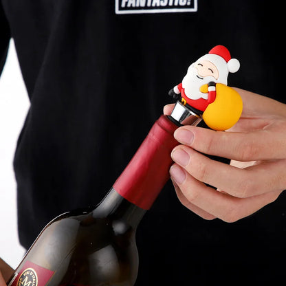 1/2PCS HotChristmas Series Wine Stopper