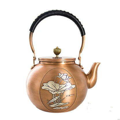 Handmade Tea Kettle, Vintage Copper Pot