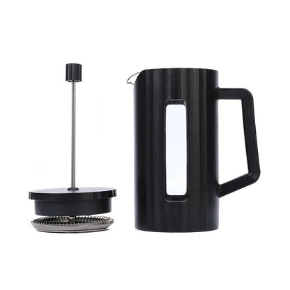 1000ML/ 600ML French Press Coffee Maker High Borosilicate Glass House Coffee Brewer Milk Foam Frother Barista Tea Maker