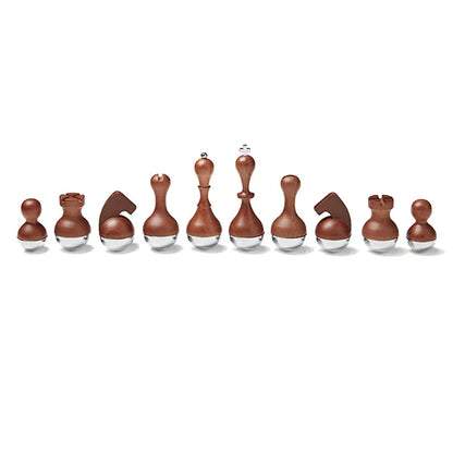 Tumbler Chess High-end Solid Wood Creative Design Gift Set European-style Home Accessories Ornaments